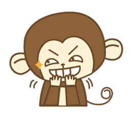 Mr.Naughty Monkey sticker #9226744