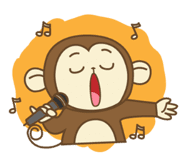 Mr.Naughty Monkey sticker #9226751