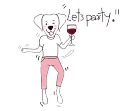 Tongyu super dog by Lynkimyu sticker #9226841