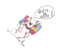 Tongyu super dog by Lynkimyu sticker #9226848