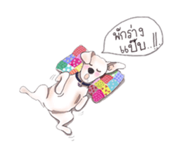 Tongyu super dog by Lynkimyu sticker #9226848