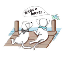 Tongyu super dog by Lynkimyu sticker #9226866