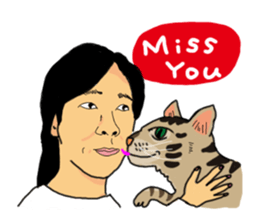 Two cats- Cola and Chocolate sticker #9228032