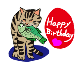 Two cats- Cola and Chocolate sticker #9228035