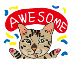 Two cats- Cola and Chocolate sticker #9228040