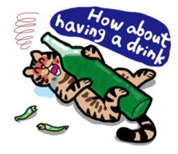 Two cats- Cola and Chocolate sticker #9228043