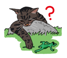 Two cats- Cola and Chocolate sticker #9228049