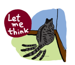 Two cats- Cola and Chocolate sticker #9228051