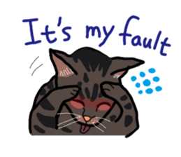 Two cats- Cola and Chocolate sticker #9228053