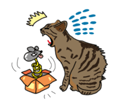 Two cats- Cola and Chocolate sticker #9228055