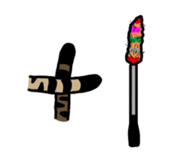 Two cats- Cola and Chocolate sticker #9228061