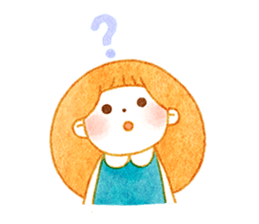 girl and old english sheepdog. sticker #9228319