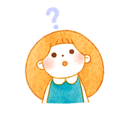 girl and old english sheepdog. sticker #9228319