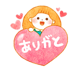 girl and old english sheepdog. sticker #9228321