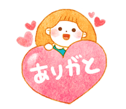 girl and old english sheepdog. sticker #9228321