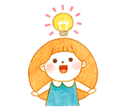 girl and old english sheepdog. sticker #9228323