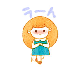 girl and old english sheepdog. sticker #9228324