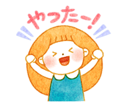 girl and old english sheepdog. sticker #9228326