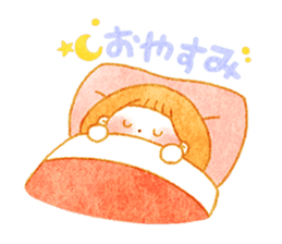 girl and old english sheepdog. sticker #9228348