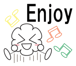 Enjoy the English Large Font 2 sticker #9228865