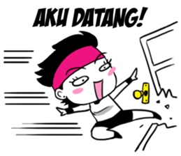 Cute Fighter Girl sticker #9228896