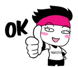 Cute Fighter Girl sticker #9228897