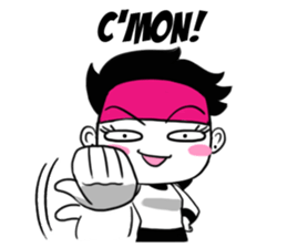 Cute Fighter Girl sticker #9228900