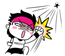 Cute Fighter Girl sticker #9228903