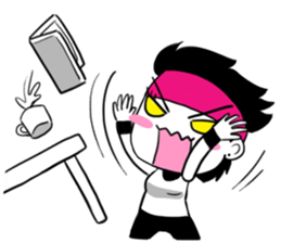 Cute Fighter Girl sticker #9228905