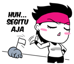 Cute Fighter Girl sticker #9228906