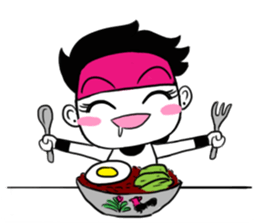 Cute Fighter Girl sticker #9228914