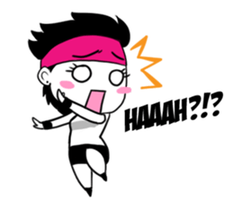 Cute Fighter Girl sticker #9228915