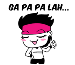 Cute Fighter Girl sticker #9228929