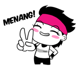 Cute Fighter Girl sticker #9228934