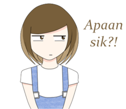 Cute girl, Ikey ! sticker #9228953