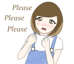 Cute girl, Ikey ! sticker #9228961