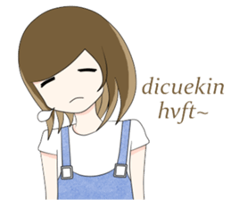 Cute girl, Ikey ! sticker #9228970