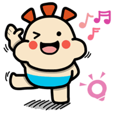 ALOHA LIGHT KID-A sticker #9228977