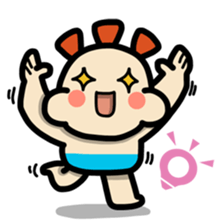ALOHA LIGHT KID-A sticker #9228982