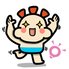 ALOHA LIGHT KID-A sticker #9228982