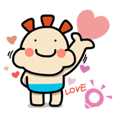 ALOHA LIGHT KID-A sticker #9228986