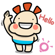 ALOHA LIGHT KID-A sticker #9228988