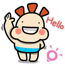 ALOHA LIGHT KID-A sticker #9228988