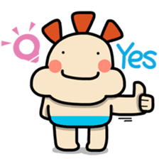 ALOHA LIGHT KID-A sticker #9228997