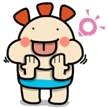 ALOHA LIGHT KID-A sticker #9229000
