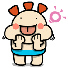 ALOHA LIGHT KID-A sticker #9229000