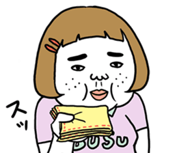 Ugly but charming woman4 sticker #9229867