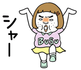 Ugly but charming woman4 sticker #9229887