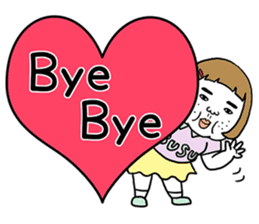 Ugly but charming woman4 sticker #9229895