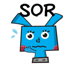 stupid bunny sticker #9229938